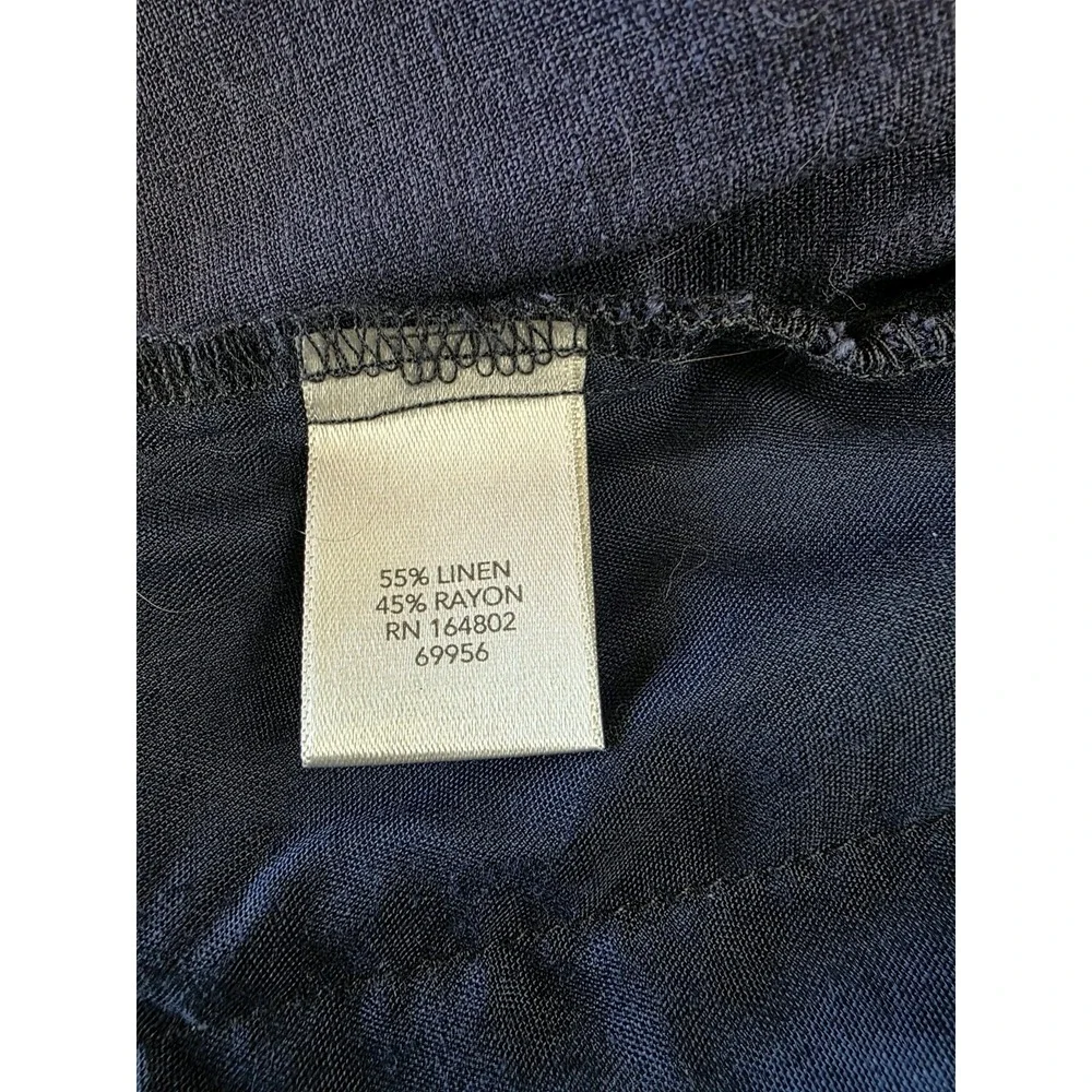 Christopher & Banks New Wide Leg Pant High Rise Drawstring Chevron Size M (235)